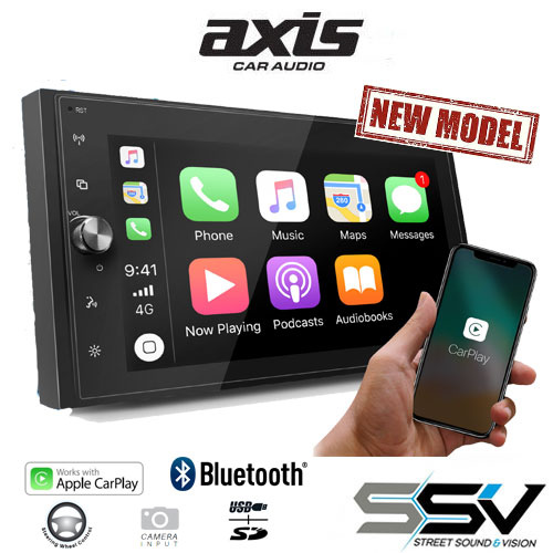 Axis AX1870CP Mechless APPLE CARPLAY 6.8” MULTIMEDIA SYSTEM