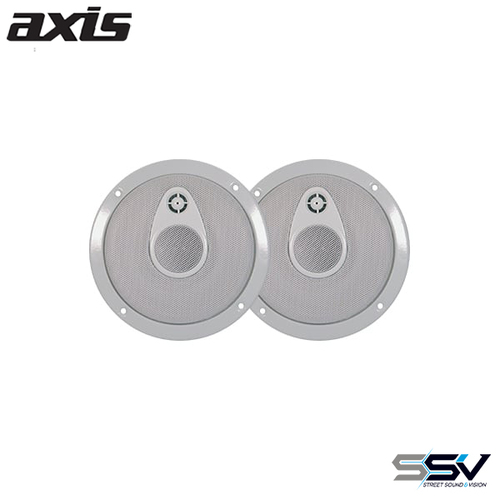 Axis AX5036W 5" 3-Way White Slimline Coaxial Speakers