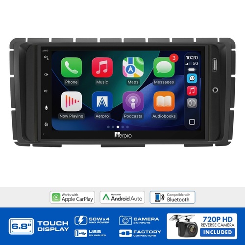 Aerpro AX9026K 6.8" Wireless CarPlay & Android Auto Multimedia Receiver To Suit Toyota HiLux 2014