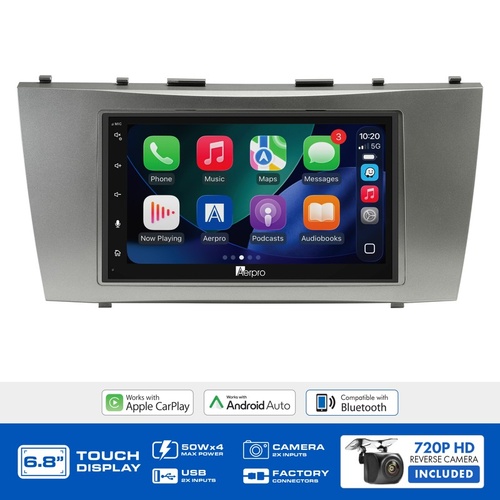 Aerpro AX9218K 6.8" Wireless CarPlay & Android Auto Multimedia Receiver To Suit Toyota Aurion & Camry 2006-2011