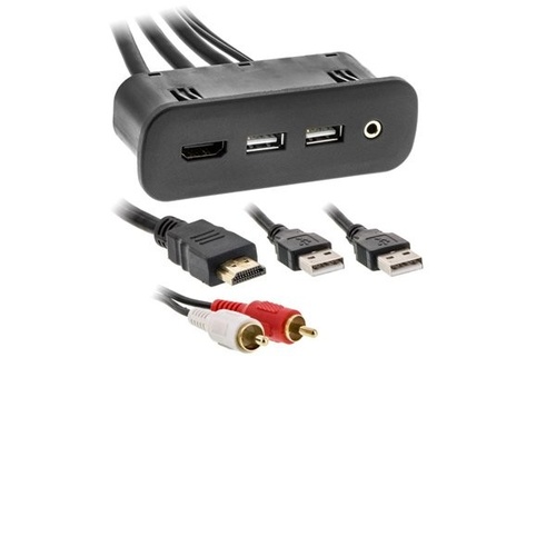 Axxess AXUSB-CH1 USB/AUX/HDMI Replacement Panel To Suit Dodge/Jeep