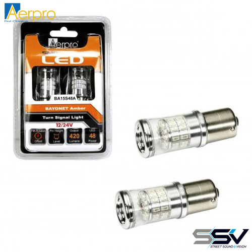 Aerpro BA15S48A 48 X smd ba15s offset rota pin