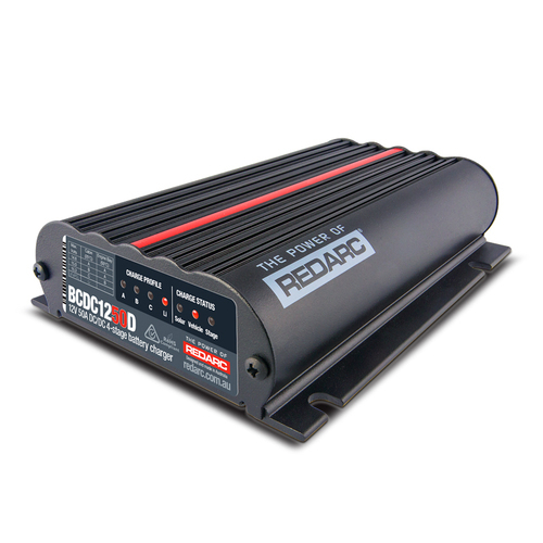 REDARC BCDC1250D DUAL INPUT 50A IN-VEHICLE DC BATTERY CHARGER