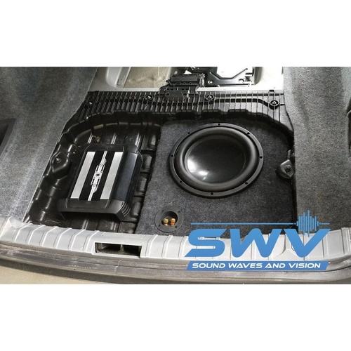Custom Fibreglass 10″ Underfloor Subwoofer Box To Suit BMW E90 E91 E92 E93 3 Series