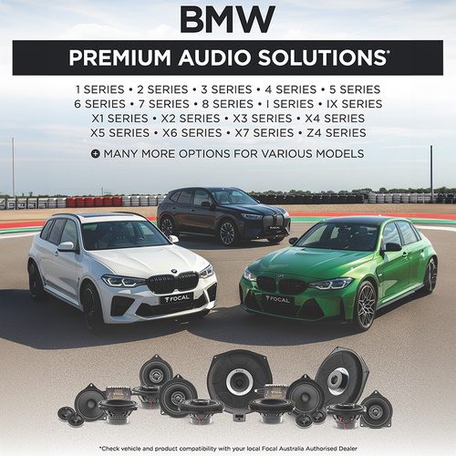 Focal Amplifier & Speakers To Suit BMW Plug & Play Packs