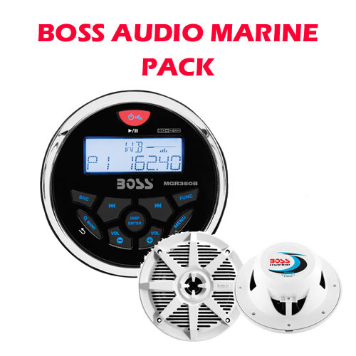 Boss Audio Marine Pack - White