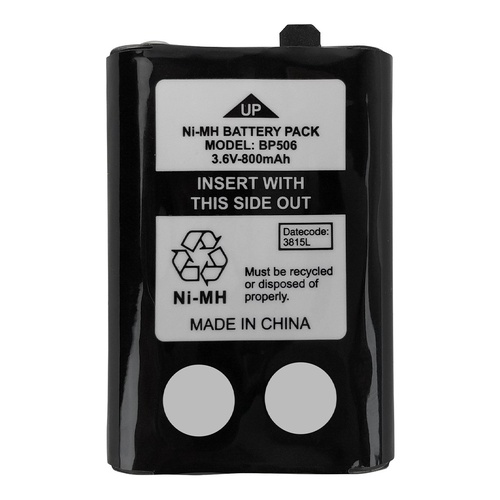 Uniden BP506 3.6V 800mAh NiMH Battery for UH5xx Series