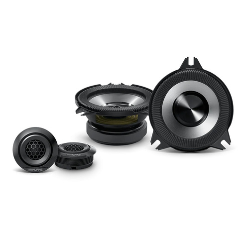 Alpine BRV-S40C BassRev 4″ 2-Way Audio Component Speaker System