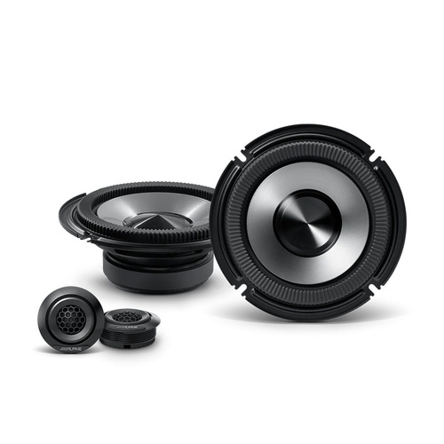Alpine BassRev 6-1/2″ 2-Way Audio Component Speaker System BRV-S65C