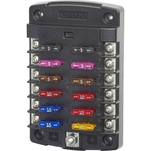 Enerdrive ST Blade Fuse Block – 12 Circuits
