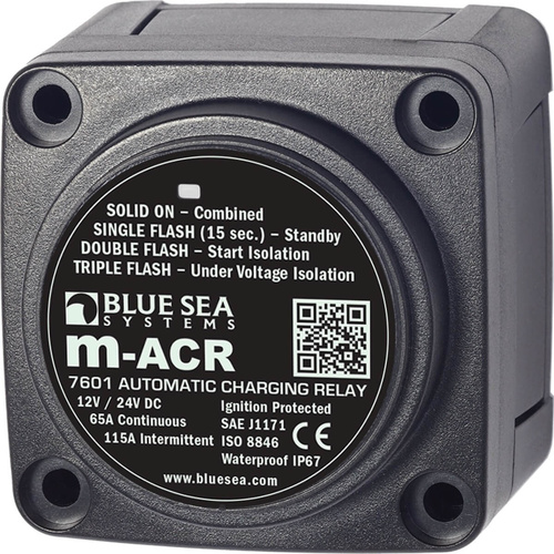 Enerdrive m-Series Automatic Charging Relay – 12/24V DC 65A