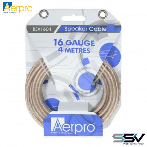 Aerpro BSX1604 Bassix 16ga 4m speaker cable