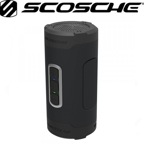 Scosche BoomBottle H2O+ Rugged Waterproof Wireless Speaker (Black/Silver)