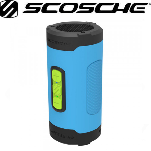 Scosche BoomBottle H2O+ Rugged Waterproof Wireless Speaker (Sports Blue)