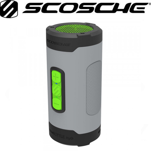Scosche BoomBottle H2O+ Rugged Waterproof Wireless Speaker (Space Grey)