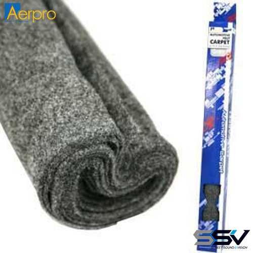 Aerpro CAGR1 75 x 2m grey felt carpet