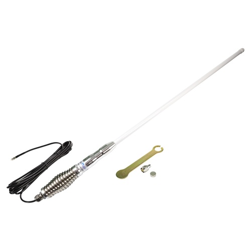 Aerpro CBHD6W 6dbi 477mhz Super Heavy Duty White Radome Uhf Antenna
