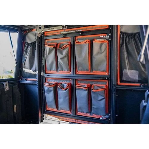 Alu-Cab Canvas Bags at Rear Door Dual/Extra Cab CC-A-CANRD