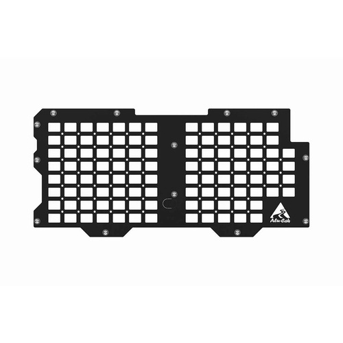 Alu-Cab Camper Rear Door Molle Plates American Truck / Top Only CC-A-MP-FS-RD-T