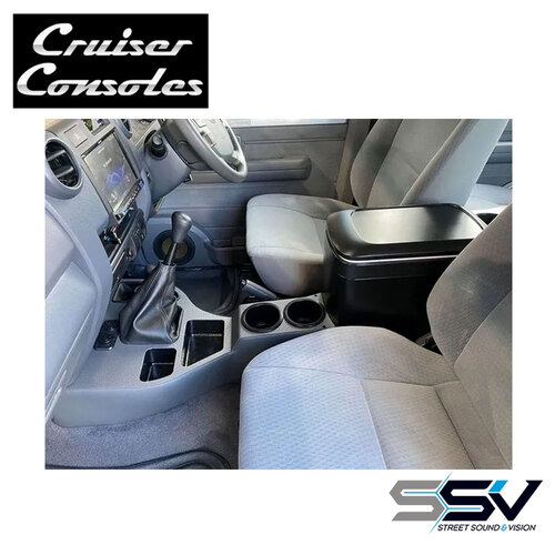 Full-Length Fridge Centre Console with mounting Platform to suit 79 Dual Cab and 76 Wagon DPF and NON DPF Models BUSHMAN