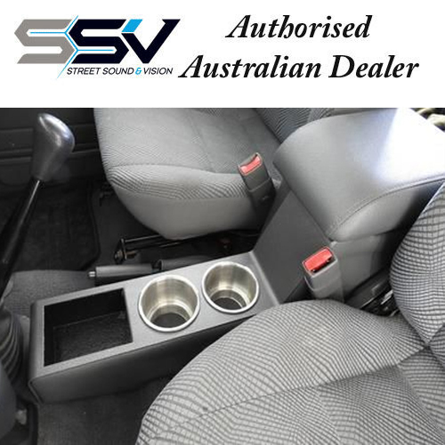 Centre console with 2 cup holders and coin tray To Suit 79 Dual & 76 Wagon