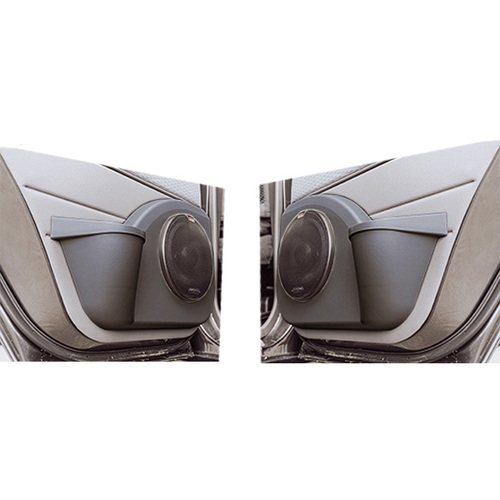 Rear Black Door Pods To Suit Toyota Landcruiser 79 Series Dual Cab & 76 Station Wagon