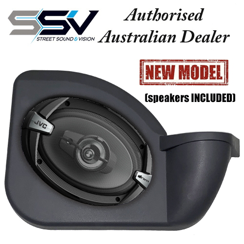 Rear Door Pods to suit Toyota Landcruiser with JVC CS-DR693 DR Series 6x9" Speakers