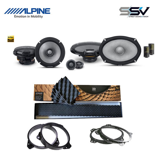 Alpine Premium Speaker Upgrade Package To Suit Chevrolet Silverado 2023