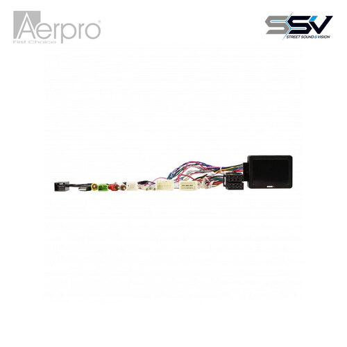 Aerpro CHMB10C Steering wheel control interface to suit Mitsubishi - various models with OEM amplifier & 360 degree cam retention