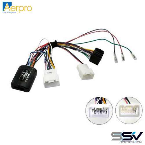 Aerpro CHMB7C Steering Wheel Control Harness To Suit Mitsubishi vehicles with rockFord