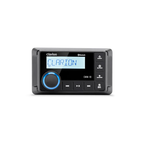 Clarion® marine compact source unit with LCD display (CMM-10)