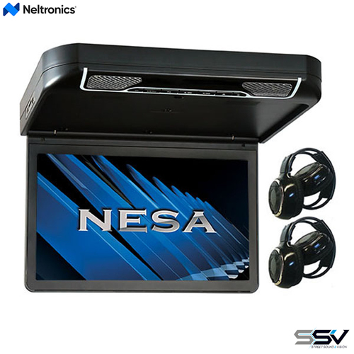 Neltronics CP-13BK 13 Roof Mount DVD Player with HDMI, SD card, USB (NSC-1303/CP-13)