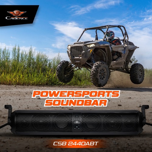 Cadence CSB2440ABT Amplified Soundbar To Suit  Powersports | Motorsports | ATVs | Watercraft | UTV's
