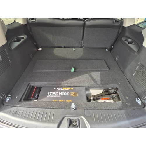 Custom Dual Battery Setup - iTECHWORLD iTECH100SS Lithium Battery Installation To Suit Nissan Y62 Patrol