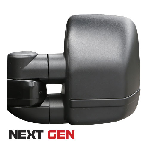ClearView Next Gen Mirrors Black Textured Cap Covers