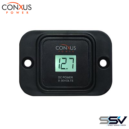 Conxus CX-BF1V Flushmount 1-Digital Volt Meter BLACK