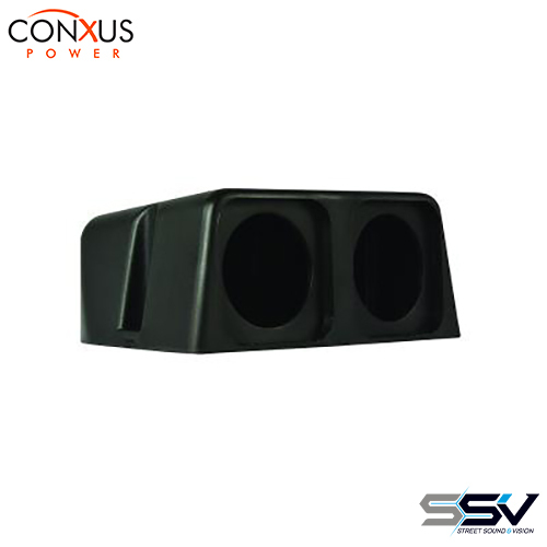 Conxus CX-BS2H Surfacemount Housing 2-way BLACK + Quickconx