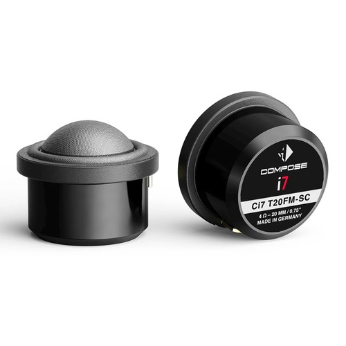 HELIX Ci7 T20FM-SC - 0.75" Hi-End Tweeter Pair, FlexMount | 4Ω COMPOSE
