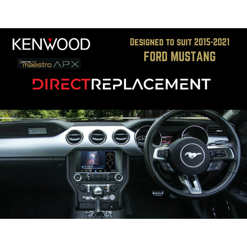 Kenwood DAX8000XDS to suit 2015-2021 FORD MUSTANG Direct-Replacement iDataLink Maestro Head unit
