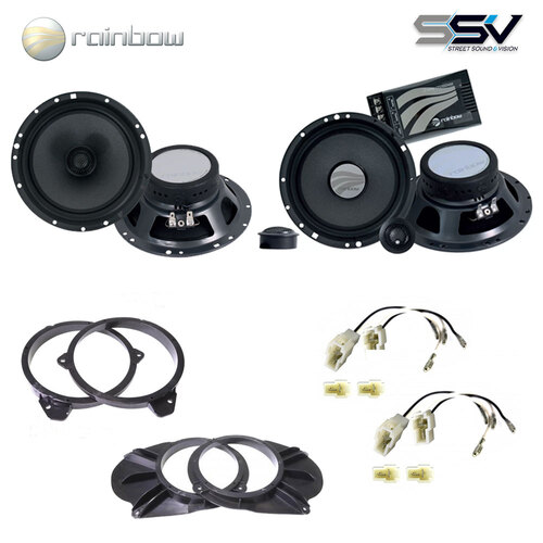 Rainbow Front & Rear speaker pack to suit Holden VE