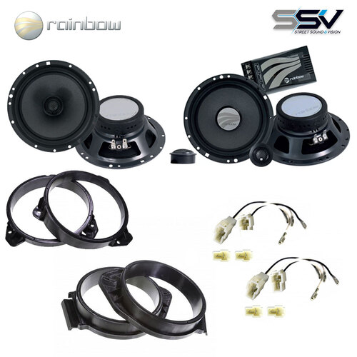 Rainbow Front & Rear speaker pack to suit Holden VF
