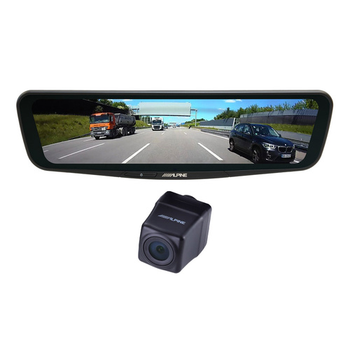 Alpine DME-R1200 Digital Rear Mirror for Motorhomes and Camper Vans | Includes Camera