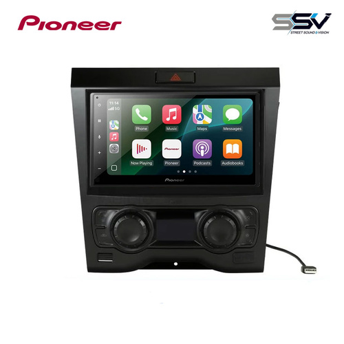 Pioneer DMH-A4550BT kit to suit VE Dual zone  | Black Fascia