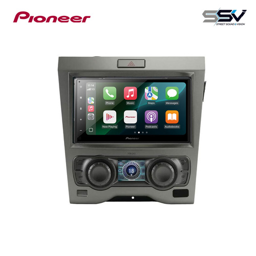 Pioneer DMH-A4550BT kit to suit VE Dual zone | Gunmetal grey Fascia