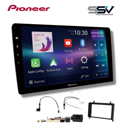 Pioneer DMH-AP6850BT 9" Head Unit & Fitting Kit to suit TOYOTA Hiace 2019-Up