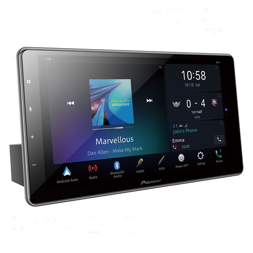 Pioneer DMH-ZF9350BT 9″ HD Capacitive “Floating” Touch-screen Multimedia player with Apple CarPlay, Android Auto & Alexa Built In.