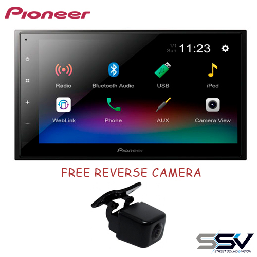 Pioneer DMH-A345BT 6.8" Head unit With a Free Reverse Camera
