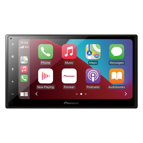 Pioneer DMH-A4450BT 6.8″ Capacitive Touch-screen Multimedia Receiver with Apple CarPlay, Android Auto & Bluetooth.