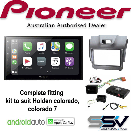 Pioneer DMHZ5350BT kit to suit Holden colorado, colorado 7 