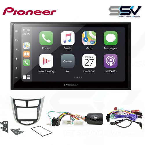 Upgrade your Multimedia Head Unit to suit Hyundai Accent 2016-2020 RB  with Pioneer DMH-Z5350